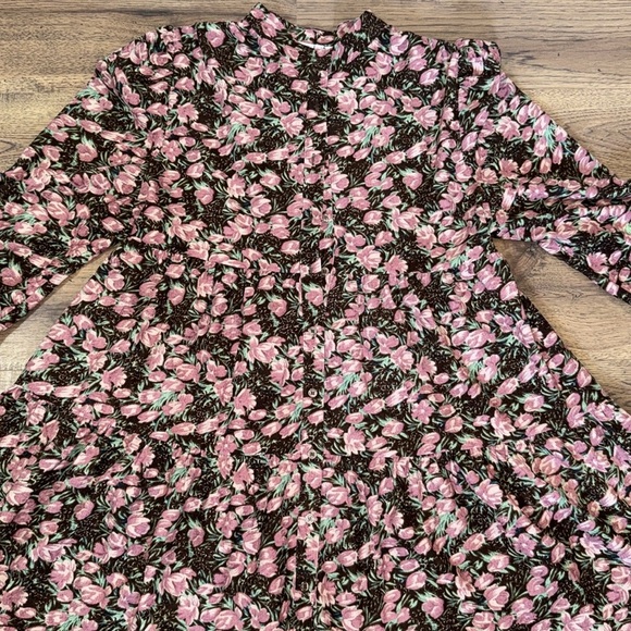 NWT!  JOY*JOY Floral Pink and Green Dress - Picture 2 of 9